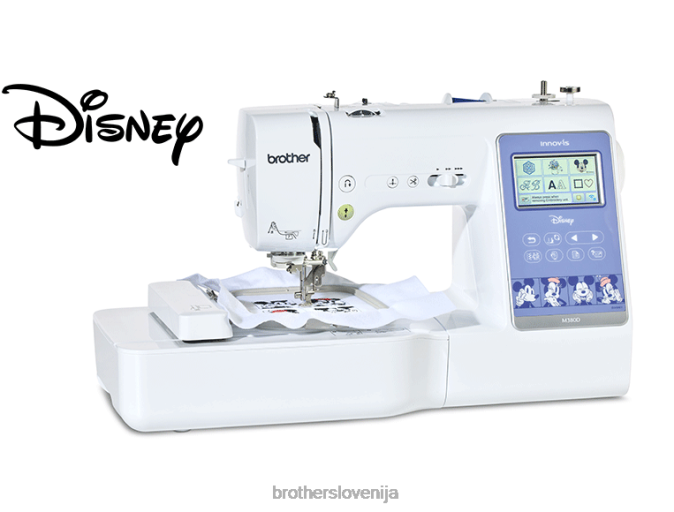 Brother innov-is m380d disney šivalni, prešivalni in vezelni stroj opremo LZ2816
